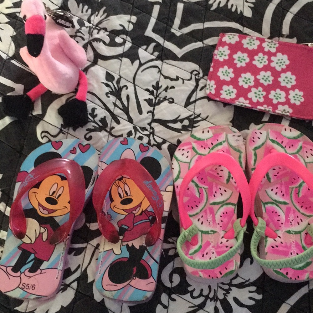 Disney/wonder kids/roxy size 5tod sandal $10/3pr